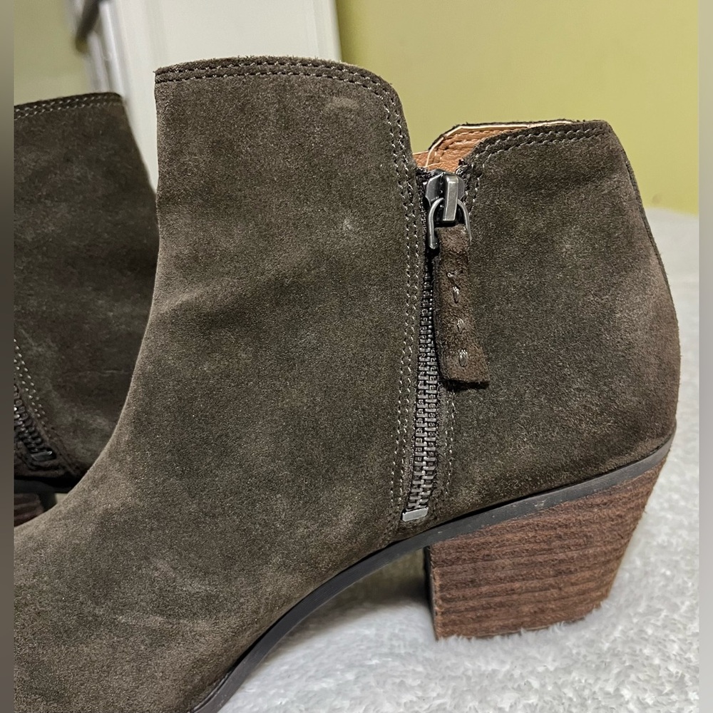 - Frye Women Brown Ankle Boots Sz 10 - Picture 6 of 10